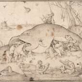 Pieter Bruegel d. Ä. Die großen Fische fressen die kleinen, 1556 Albertina, Wien