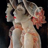 Jeanne Mammen  Revuegirls, 1928-1929  Öl auf Pappe  64 x 47 cm  © Berlinische Galerie, Berlin / Bildrecht, Wien 2014