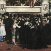 Édouard Manet Bal masqué à l’opéra / Maskenball in der Oper, 1873 Öl auf Leinwand, 59,1 x 72,5 cm National Gallery of Art, Washington Gift of Mrs. Horace Havemeyer in memory of her mother-in-law, Louisine W. Havemeyer, 1982.75.1 © National Gallery of Art, Washington