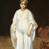 Édouard Manet, La Sultane, vers 1871Huile sur toile, 96 x 74,5 cmCollection Emil Bührle, en prêt à long terme au Kunsthaus Zürich(autrefois Collection Max Silberberg)