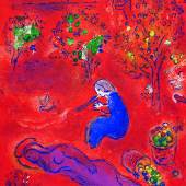 Marc Chagall, Sommerliche Mittagspause, 1961, Lithographie ©VG-Bildkunst, Bonn 2023