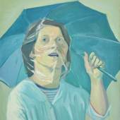 Titelbild: Maria LASSNIG Selbstporträt mit Regenschirm Öl/Leinwand, 1971 Kunstsammlung des Landes Kärnten / MMKK, Klagenfurt