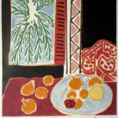 MatisseStrehler Henri Matisse, Nice Travail & Joie, monogrammiert HM, original Farblithographie als Plakat für das Fremdenverkehrsamt Nizza, 1947, 99 x 61 cm.  Foto: Kunstkabinett Strehle