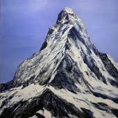Doris Fedrizzi Matterhorn II | 100 x 80 cm | Öl auf Leinwand | 2022