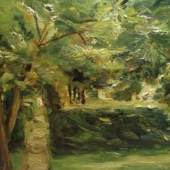 Liebermann, Max (1847-1935), Gemälde: Garten der Villa am Wannsee