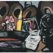 Max Beckmann, Stilleben mit Paletten, 1944, Hilti Art Foundation