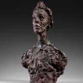 Exhibitor: Dickinson  Alberto Giacometti (1901-1966) Annette Venice Bronze with brown patina,46.5 x 26.5 x 12.7 cm Signed and numbered 'Alberto Giacometti 6/6'; inscribed with the foundry mark 'Susse Fondr Paris' Circa 1960