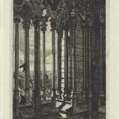Charles Meryon (1821-1868) La Galerie de Notre-Dame, 1853 Radierung, 283 x 175 mm © Hamburger Kunsthalle/bpk Photo: Christoph Irrgang
