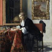 Gabriel Metsu (1629-1667), A Woman Reading a Letter, c. 1664-1666, National Gallery of Ireland. Sir Alfred and Lady Beit Gift, 1987. Photo © National Gallery of Ireland. Photographer Roy Hewson. NGI 4537 