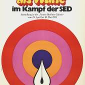 Klaus Vonderwerth, Karikatur als Waffe im Kampf der SED, 1971, Foto: Museum Folkwang