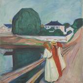 Edvard Munch, Die Mädchen auf der Brücke, 1927, Munch Museum Oslo
