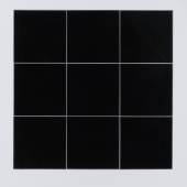 Imi Knoebel, Schwarzes Quadrat, aus Russische Wand Mappe mit 8 Blättern, 1988, MHK, Graphische Sammlung