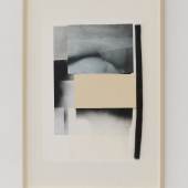       MICHAEL KIENZER     ohne Titel (Assemblage)     2020     mixed media on cardboard, object frame     83 x 58 cm
