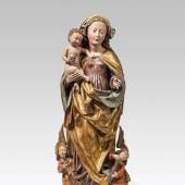 Michel Erhart Werkstatt Madonna mit Kind, Deutsch, um 1490 Schätzpreis:	15.000 - 30.000 EUR Zuschlagspreis:	100.000 EUR