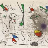 114000077 Joan Miró Hommage à Picasso Farbaquatinta, 1972 57 x 76 cm 