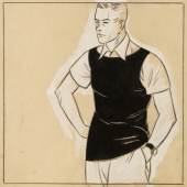 Ernst Dryden (1887–1938) Männermode | Men’s Fashion, 1925/1929 Gouache auf Papier | Gouache on paper, 49,4 x 32,2 cm Museum für Kunst und Gewerbe Hamburg