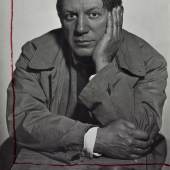Man Ray (1890 - 1976), Pablo Picasso, 1933, Kontaktabzug von Man Ray markiert, Silbergelatine, 8,1 x 5,4 cm, Museum Ludwig, Köln/Sammlung Gruber, Foto: Man Ray Trust Paris / VG Bild-Kunst, Bonn 2012