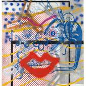 Sigmar Polke: Dr. Berlin, 1969–74. Dispersionsfarbe, Gouache und Sprayfarbe auf Leinwand 150 x 120 cm Privatsammlung Foto: © Wolfgang Morell © The Estate of Sigmar Polke / VG Bild-Kunst Bonn, 2015