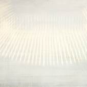 Heinz Mack Dynamische Struktur weiß auf grau 1958 Kunstharz auf Leinwand 80 x 105cm Taxe: 200.000 - 300.000 Euro 