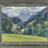  Modersohn, Otto, 1865 Soest -1943 Rotenburg/Wümme Öl/Lwd, 57 x 74 cm, " Landschaft am Gailenberg ", u.r. sign., dat. (19)31  Mindestpreis:	8.000 EUR