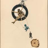 László Moholy-Nagy ZWISCHEN HIMMEL UND ERDE um 1923-27 Collage mit Fotogramm und Bleistift Galerie Berinson, Berlin