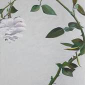 Alois Mosbacher, Rose, Öl auf Leinwand, 170 x 130 cm, 2017