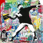 Mr. Brainwash Banksy Thrower