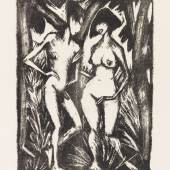 Otto Mueller, Lithografie Adam und Eva € 4.000-6.000 