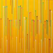 Geoff Catlow Multitude 2 on yellow, 2017 £2,695.00 H 88.5 cm x W 87 cm x D 2 cm