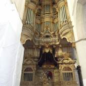 Orgel in der Marienkirche in Rostock * Foto: Deutsche Stiftung Denkmalschutz/Gerber 