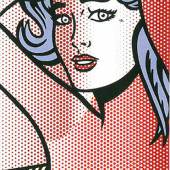 Roy Lichtenstein, Nude with blue hair, Relief print in colors, 1994,  Estimate: 300,000 - 500,000 USD