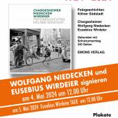 100 Jahre Chargesheimer 1924 - 2024 Fotogeschichten Kölner Südstadt Niedecken Plakat