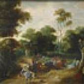 Niederländischer Meister, 1. Hälfte 17. Jh., Öl/Holz,
Schlachtenszene aus dem Dreißigjährigen Krieg
(Auktion A119 vom 21. bis
23. Juni 2007)