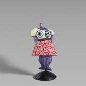 Niki de Saint-Phalle (1930 – 2002) Nana moyenne waldaff | Ca. 1970 | Polyester, bemalt mit Gewinde | 57 x 31,5 x 15 cm Taxe: € 40.000 – 60.000
