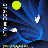Plakat "Nini-Sum – SPACE WALK"