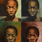 Njideka Akunyili-Crosby (Nigerian), A la Warhol, oil on canvas, £50,000 – 70,000