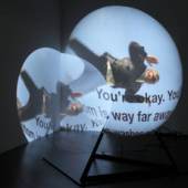 No man´s heaven, 2014, Videoprojektion auf Rotor, 8 min 03 sec, Courtesy Galerie Krinzinger/Wien und Künstlerin, arlberg1800, Esther Stocker,