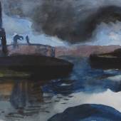 EMIL NOLDE Hamburger Hafen, Nach 1910. Aquarell Schätzpreis: € 100.000 - 150.000