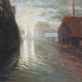 Emil Nolde (1867–1956) Kanal (Kopenhagen), 1902 Öl auf Sackleinen, 65,5 x 83 cm Nolde Stiftung Seebüll © Nolde Stiftung Seebüll