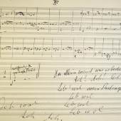Gustav Mahler, 10. Sinfonie Originalhandschrift, 1910 – © Österreichische Nationalbibliothek