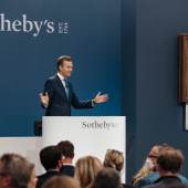 Oliver Barker Fields Bids at Sotheby's Contemporar… in London