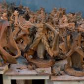 One and the Many (detail), (from 409 Ramkinkars) 400 terracotta figurines, 2015 800 x 480 x 150cm approx. height of each figurine: 30cm Collection the Artist Photo: Gireesh G.V