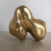 OOV_GALLERY CHRISTINA JULSGAARD UNTITLED 3 2018 POLISHED BRASS SCULPTURE HIGHT APX. 22X23