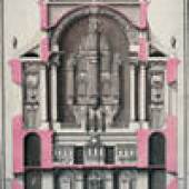 Ausgeführter Entwurf zum Orgelprospekt der Kirche des Benediktinerklosters in St. Blasien
Johann Andreas Silbermann
1772 - 1775
Generallandesarchiv Karlsruhe