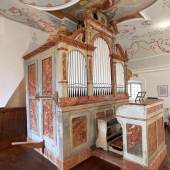 Orgel in der Hitzhofer Wallfahrtskirche Mariä Heimsuchung *Foto: Dr. Karl Knöferle