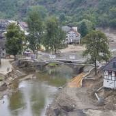 Ortsansicht von Schuld in Rheinland-Pfalz nach der Flutkatastrophe * Foto: Roland Rossner/DSD