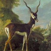 Jean-Baptiste Oudry Antilope Öl auf Leinwand