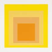Josef Albers, SP IV, 1967 Farbserigrafie, 49,5 x 49,5 cm / 19.4 x 19.4 in Startpreis: € 1 Eine vergleichbare signierte Arbeit erbrachte 2014 bei Christies New York € 1.485