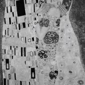 Gustav Klimt, Der Kuss (Liebespaar) (c) findART.cc Foto frei von Rechten.