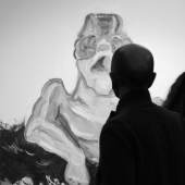 Maria Lassnig „Le jeu du destin“, Galerie Kovacek & Zeter,  51. ART&ANTIQUE Hofburg Vienna (c) findART.cc Foto frei von Rechten. 